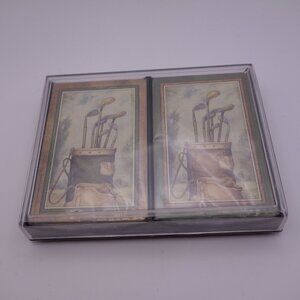 Style & Paper Two Decks of Golf Club Themed Playing Cards 901GF Made in Canada